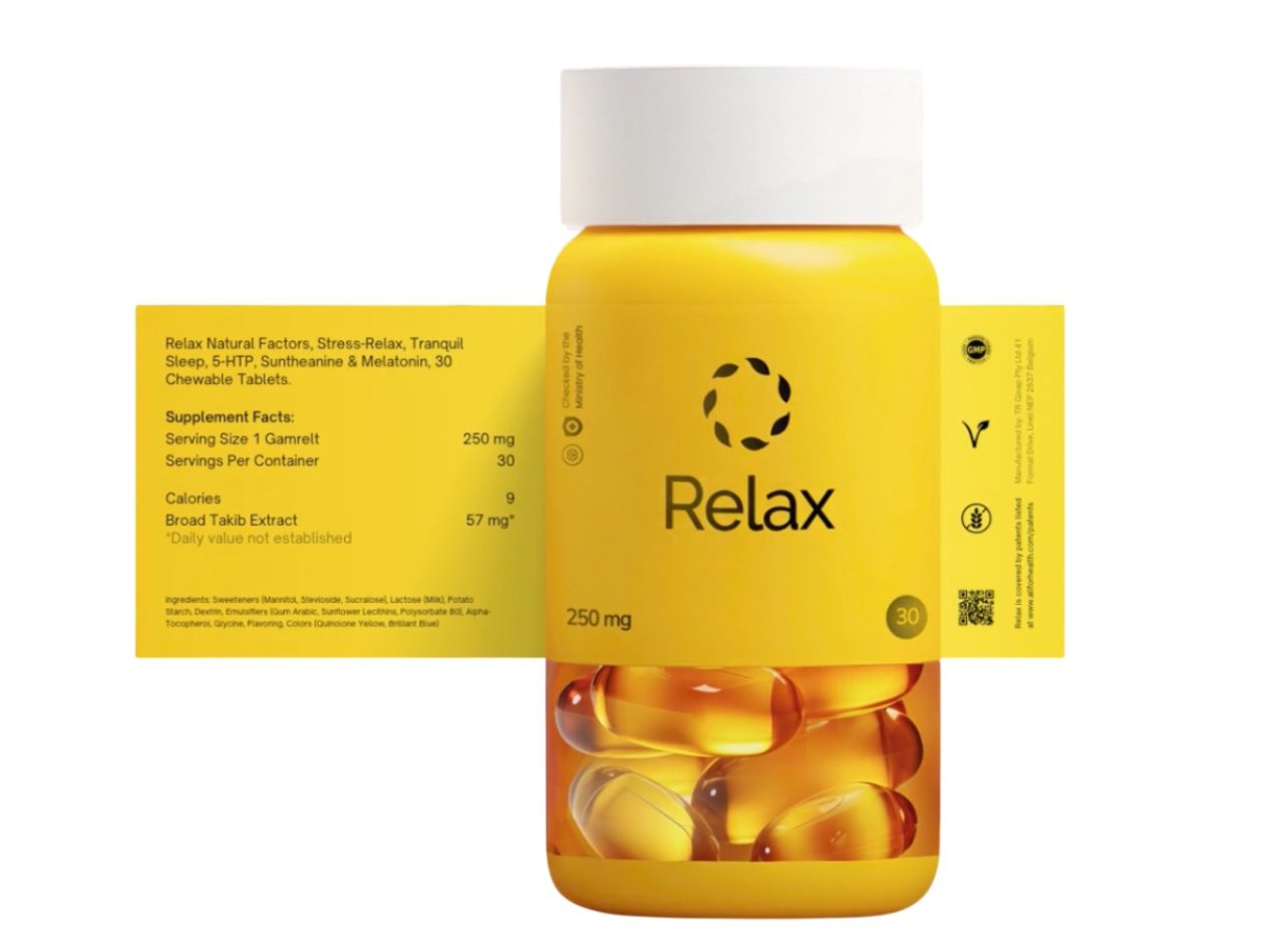 Relax supplement facts
